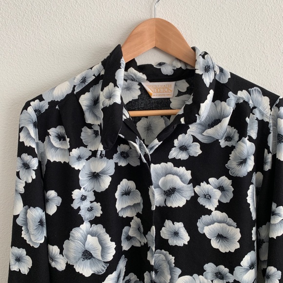 Pendleton Floral Blouse - Picture 3 of 7